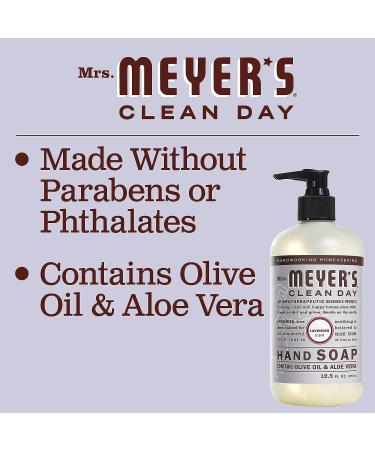 Mrs. Meyer's Lavender Hand Soap 12.5 Fl Oz - Biodegradable Formula with Essential Oils - Buy Online on GoSupps.com