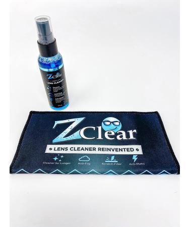 2 oz Anti Fog Spray for Glasses, Goggles, Windshields - Glasses Cleaner with Long Lasting Safe Solution - Includes Towel - Buy Online on GoSupps.com