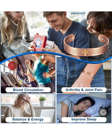 Shop EneroppeX Coppe Magnetic Bracelet for Women Stylish Cuff Bangles & Magnetic Therapy Jewelry | Free International Shipping - Buy Online on GoSupps.com