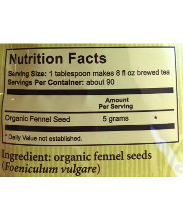 Heather's Tummy Care Organic Fennel Tea - Caffeine-Free 16oz (453g) - Soothing Herbal Digestive Support - Buy Online on GoSupps.com