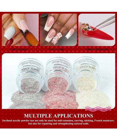 Saviland Halloween Acrylic Powder Set - 10 Colors for French Nails & 3D Nail Art - Professional Red Brown Black Polymer Powder - DIY Gifts - Gorgeous Party Queen - Buy Online on GoSupps.com