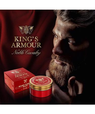 King's Armour Luxury Beard Care Balm 50 ml - Baume Premium Beard Tamer - Soin et Protection Intensifs Beard Balm - Buy Online on GoSupps.com
