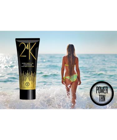 Power Tan 24K Super Carrot Oil Tanning Accelerator 250ml - Fast-Acting Sunbed Lotion - Buy Online on GoSupps.com