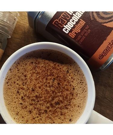 Premium Vegan Raw Hot Chocolate Cocoa Powder | Original Chocolate flavour | Criollo Raw Cacao & Coconut Blossom Sugar | Dairy Free Soya free and Gluten Free | 1 x 175g Tin Can - Buy Online on GoSupps.com