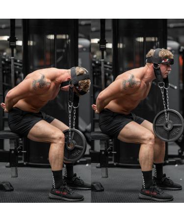 AQF Adjustable Head Harness for Diving & Weight Lifting - D-Hook Neck Trainer Attachment - Buy Online on GoSupps.com