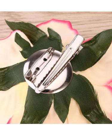 2 in 1 Artificial Big Rose Flower Hairpin Hair Clips for Women Party (Antique Color) - Buy Online on GoSupps.com