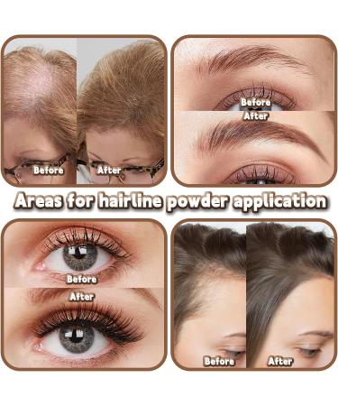 Retouche Racines Cheveux Marron Moyen Poudre Cheveux Waterproof Poudre Racine Femme et Homme Blanc Gris Longue Tenue et Naturelle-2g/0.07oz - Buy Online on GoSupps.com