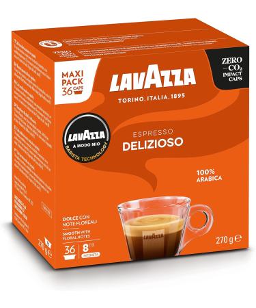 Lavazza A Modo Mio Delizioso 36 Coffee Capsules - Pack of 6 - Buy Online on GoSupps.com