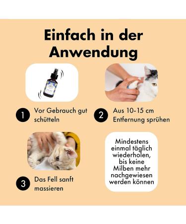 Catly Anti-Mites Cat Spray - Natural Flea & Parasite Defense | 100ml Ear Mites Solution for Cats - Buy Online on GoSupps.com