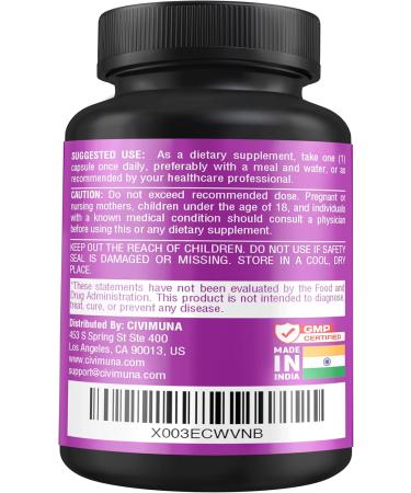 Licorice Capsules with Licorice Turmeric Root Ginger Root Peppermint Leaf Papaya Fruit- 3 Months Supply - Buy Online on GoSupps.com