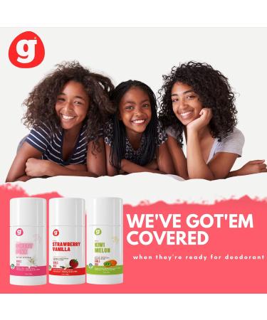 Grownish Deodorant for Kids 8 and Up - 3-Pack of Fresh Scents for Girls - Aluminum-Free & Natural Ingredients - Underarm Protection for Kids and Teens - Assorted Scents - Buy Online on GoSupps.com