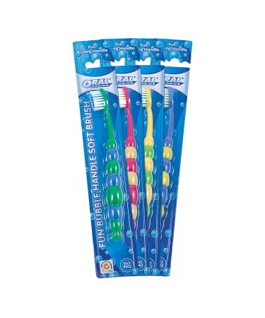 Buy Bubble Children's Toothbrush (100 Pack) | Soft Nylon Bristles | Individually Bagged Kids Toothbrushes for Optimal Oral Care - Buy Online on GoSupps.com