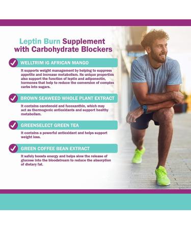 NatureGenX Leptin Burn - Thermogenic Fat Burner and Appetite Suppressant - Energy Booster and Metabolism Booster - 60 Diet Pills for Fast Weight Loss - Gluten Free - Buy Online on GoSupps.com