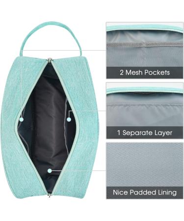 Travel Toiletry Wash Bag for Women Traveling Dopp Kit Makeup Bag Organizer for Toiletries Accessories Cosmetics (Mint Green) A-mint Green - Buy Online on GoSupps.com