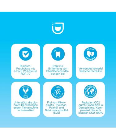 Dental Delight Sunny Splash Toothpaste - Vegan Climate Neutral Microplastic Free - Grapefruit Mint - 75 ml (1 Pack) - Buy Online on GoSupps.com