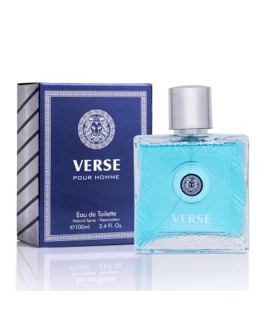 NovoGlow Verse Pour Homme Eau De Parfum Spray for Men Long Lasting Citrusy Floral & Masculine Fragrance Smell Fresh All Day Long Gift for Men for All Occasions Citrusy Floral Lemon Bergamot Neroli and Rose