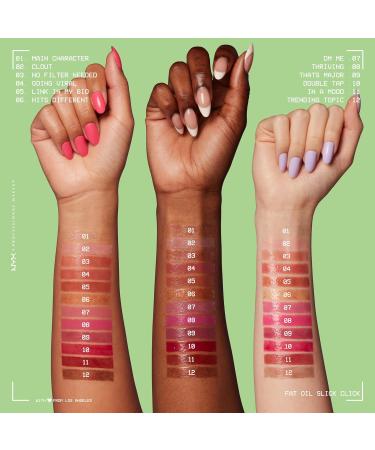 NYX Professional Makeup Lip Balm A Hint of Colour Infused with Oils for Long Lasting Hydration Lightweight & Vegan Formula Fat Oil Slick Click In A Mood In A Mood 2 g - Buy Online on GoSupps.com