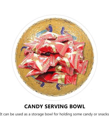 3-Part Peacock Salad Service Set - Classic Snack & Art for Home | Unique Pasta & Dessert Dishes | Vintage Copper Bracelets for Sweets & Nuts - 10x10x3.5cm 3pcs - Buy Online on GoSupps.com