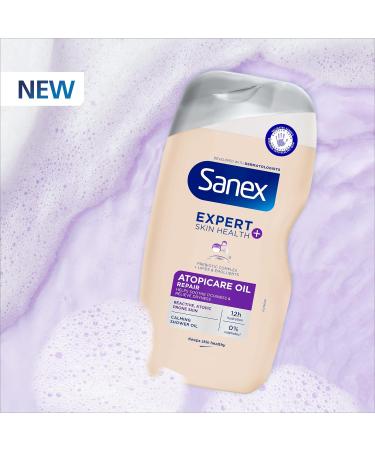 Sanex BiomeProtect Advanced Atopicare Bath and Shower Oil 414ml Pack of 6 Soothes & Fights Dry Skin 0% sulfates Nourishing Body Wash (6x414ml) Atopicare Oil 414 ml (Pack of 6) - Buy Online on GoSupps.com