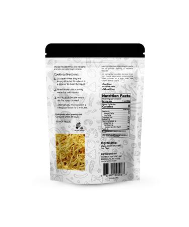 Wonder Noodles Spaghetti - Carb-Free Keto Pasta - Gluten-Free Kosher Vegan Zero Calories - 3 Packages (2 inner packs of 7oz each) | Ready to Eat - Buy Online on GoSupps.com