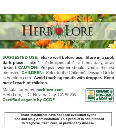 Herb Lore Organic Fennel Seed Tincture - Soothes Gas & Bloating - Lactation Support Supplement - 2 fl oz 2 Fl Oz (Pack of 1) - Buy Online on GoSupps.com