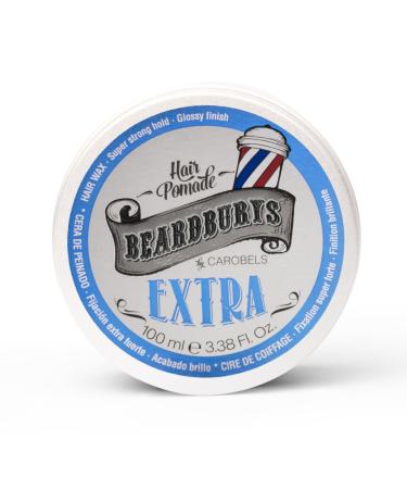 Beardburys Barber Grade Hair Styling Pomade For Men Extra Strong Hold & High Shine 3 5 Fl Oz Long Lasting Hold & Easy To Clean