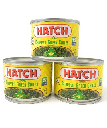 Hatch Chile Co (Mild Chopped) 4 Ounce (Pack of 3)