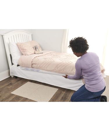 Regalo Hideaway 54-Inch Extra Long Bed Rail Guard  with Reinforced Anchor Safety System 54 Inch White - Buy Online on GoSupps.com