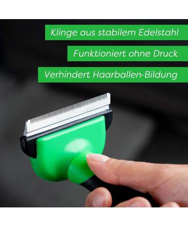 Fino Pet Cat Brush Size M - Ideal for Medium & Large Cats | Short & Long Hair Fur Care | Underproof Brush & Flea Comb Accessories - Buy Online on GoSupps.com