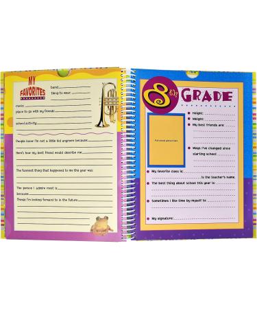 School Memory Book Album: Preschool to 12th Grade Keepsake Scrapbook with Pockets and Picture Slots - Ideal for Preserving School Memories and Graduations - Buy Online on GoSupps.com