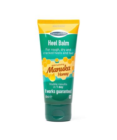 Dermatonics Manuka Honey Heel & Elbow Cream - Moisturizing Exfoliant for Dry, Cracked Feet | 2oz Repair Treatment - Buy Online on GoSupps.com