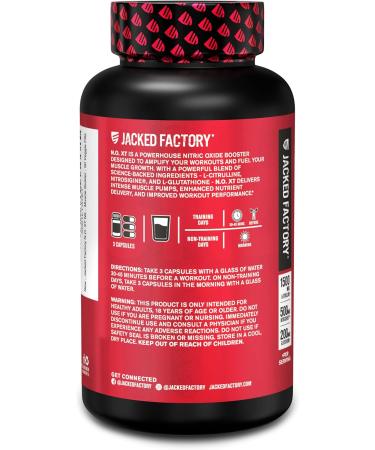 Jacked Factory Nitrosurge Shred Thermogenic Pre-Workout in Blueberry Lemonade & N.O. XT Nitric Oxide Booster for Men & Women - Buy Online on GoSupps.com