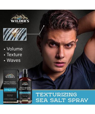 Sea Salt Spray for Men & Women - Beach Waves & Volume - Made in USA with Natural Sea Kelp, Argan Oil, Green Tea - 8 oz - Buy Online on GoSupps.com