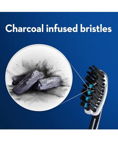 Oral-B Power Pro-Flex Charcoal Manual Toothbrush Soft 4 Count - Buy Online on GoSupps.com