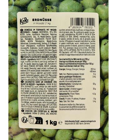 KoRo - Wasabi peanuts 1kg - Japanese snack vegan spicy and crispy - Buy Online on GoSupps.com