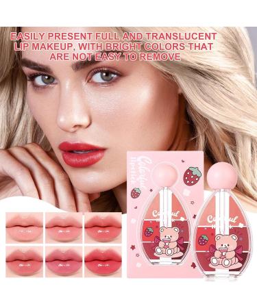 Palette De Gloss Pour Les L vres | Rouge L vres Brillant Hydratant Teint 6 Couleurs Brillant Teint Hydratant et R sistant la Transpiration - Pour Filles Adolescentes Cosm tiques - Buy Online on GoSupps.com