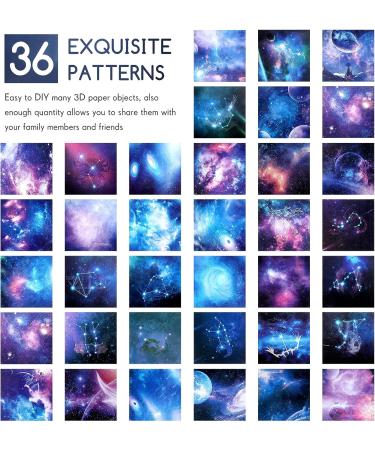 Double Sided Origami Paper Kit - 150 Sheets, 6x6 Inch, Sky Galaxy Star Pattern, Easy Folding for Arts & Crafts - Vivid Style - Buy Online on GoSupps.com