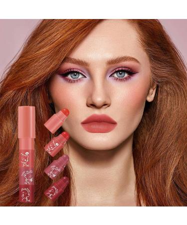  Hugsweet Hugsweet Matte Lipsticks Waterproof Lipstick Colored Lip Gloss - Women's Matte Lip Gloss Set Long-Lasting Matte Lip Polish Lipstick Set - Buy Online on GoSupps.com