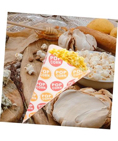 DOITOOL 200 Pcs Popcorn Bag Treat Bags Clear Goody Bag French Fries Holder Marshmallows Mini Popcorn Boxes Party Gift Bags Pink Gift Bag Candy Popcorn Cones Bags Paper Snack Child Glass - Buy Online on GoSupps.com