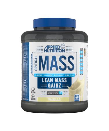 Applied Nutrition Critical Mass Professional - Weight Gain Protein Powder High Calorie Weight Gainer Lean Mass (2.4kg - 16 Servings) (Vanilla)