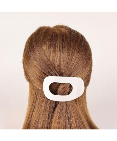 JOKOTI 6Pcs Sweet Flat Round Hair Clip Ponytail Hair Jaw Clip Strong Holds Hair Catch Clip Barrettes Headwear Ponytail Holders as described - Buy Online on GoSupps.com