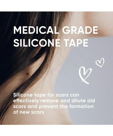 Silicone Scar Removal Sheets - Reusable & Waterproof Patches for C-Section, Burn, Acne, Stretch Marks - 4 Sheets - Buy Online on GoSupps.com