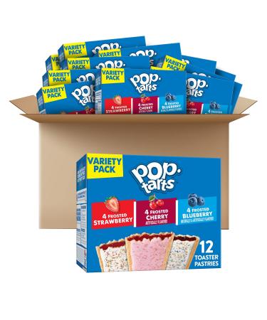 Pop-Tarts, Breakfast Toaster Pastries, Variety Pack, 15.238lb Case (72 Count) - Buy Online on GoSupps.com