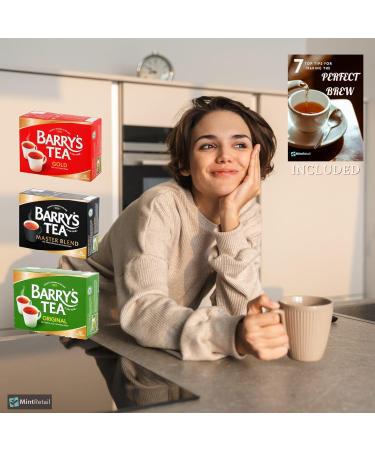 Barrys Tea Bags Tea Selection Bundle - 240 Tea Bags with Barrys Tea Gold Blend Barry' s Tea Master Blend and Barry's Tea Irish Breakfast Tea Including Mint Retail Perfect Brew Guide - Buy Online on GoSupps.com