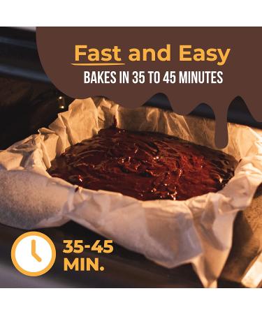 Keto Chocolate Fudge Brownie Mix - Low Carb, No Sugar Added, Real Dutch Cocoa - 16 Brownies - Vanilla & Espresso - Keki (1pack) - 12.8oz - Buy Online on GoSupps.com