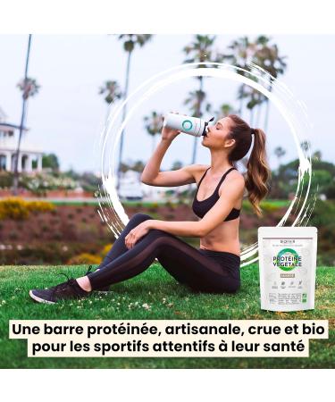 BIOFAIR NUTRITION - Economical size 3 packs Organic plant protein almond 500 g/20 doses 12.8 g protein/dose My dose of healthy and responsible protein Made in France - Buy Online on GoSupps.com