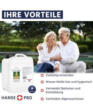 Hanseatic Pro Brunnen Cleaner 5000 ml - Premium Water Care Formula for Clean Fresh Water | Algae Bacteria & Lime Prevention - Buy Online on GoSupps.com
