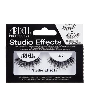 Ardell Studio Effects Strip Lashes 232 Black 1 Count (Pack of 1) - Buy Online on GoSupps.com