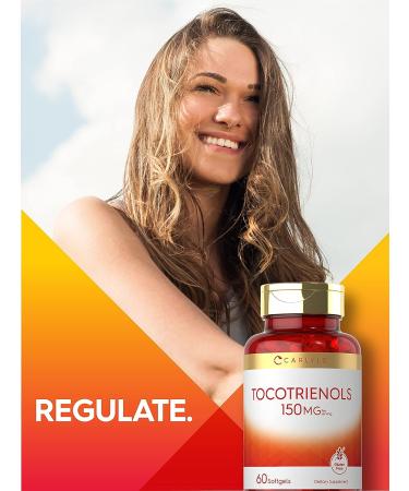 Carlyle Tocotrienols 150mg Supplement - 60 Softgels | Non-GMO & Gluten Free - Buy Online on GoSupps.com