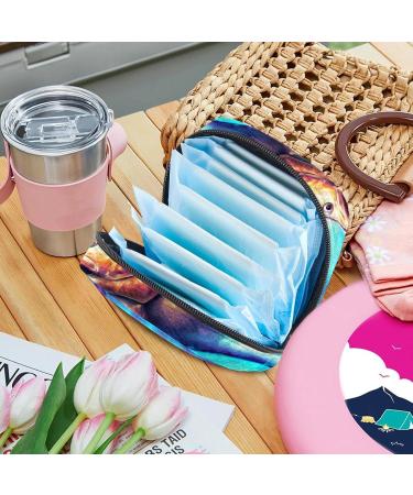 Sanitary Napkin Storage Bag - Sailfish Design | Portable Menstrual Cup & Women's Tapes | Ideal for First Period & Female Menstruation - Buy Online on GoSupps.com